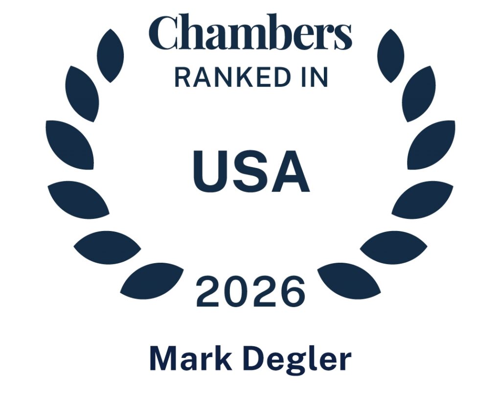 Chambers USA ranked attorney badge for Tennessee Corporate Mergers Acquisition lawyer Mark Degler