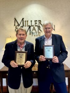 Miller Martin Attorneys Jim Haley Larry Cash with Tennessee Bar Foundation Class of 2026 Fellow Honors